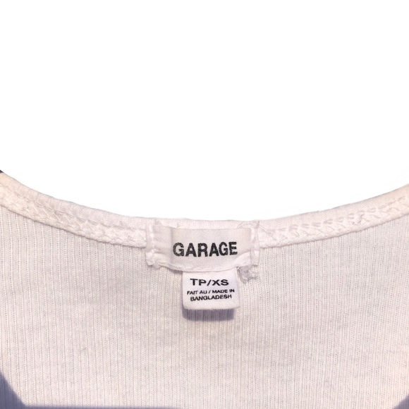 Garage white tank top extra small Arizona - Picture 3 of 6